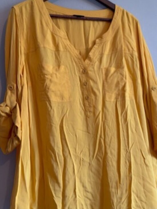 torrid Tops - Torrid Mustard Yello Top - Size 1 (1x)